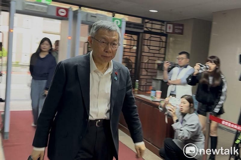 民眾黨前主席柯文哲11日赴北院出庭。   圖：周煊惠 / 攝