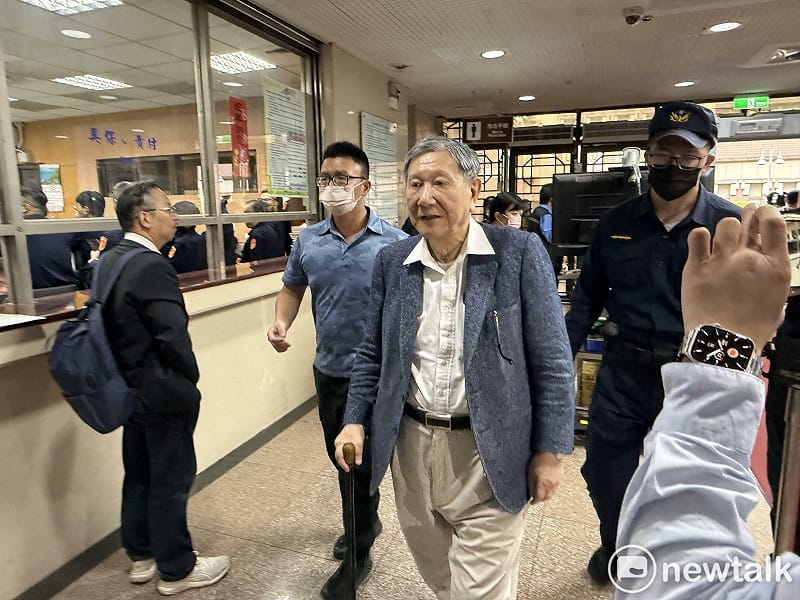 威京集團主席沈慶京今赴北院出庭。   圖：周煊惠 / 攝