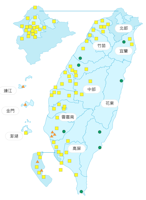 環境部公布各地空氣品質概況。   圖：環境部提供