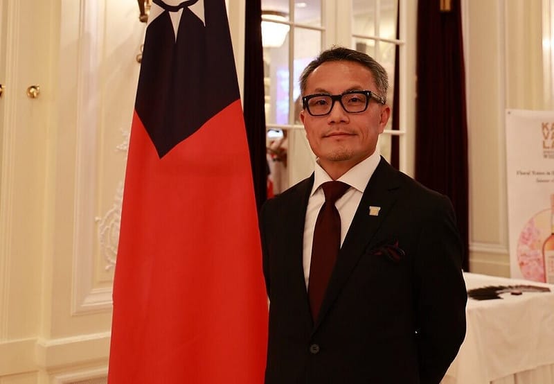 今年8月甫上任的台灣駐瑞士代表王思為，積極曝光台灣，增加瑞士民眾對台灣的深度了解。（駐瑞士代表處提供）中央社記者郭芳君蘇黎世傳真　114年12月12日   