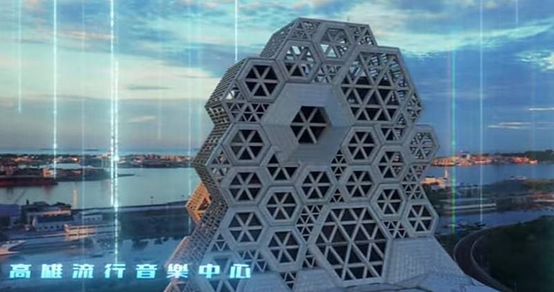 「愛ài高雄」城市形象短片主角初登場於高雄流行音樂中心。&nbsp;&nbsp;&nbsp;圖：高雄市新聞局/提供