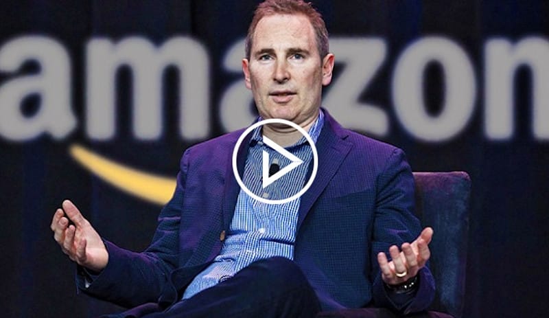 亞馬遜總裁兼首席執行官安迪.賈西。 圖 : 影片截圖 亞馬遜總裁兼首席執行官安迪.賈西。 圖 : 影片截圖
