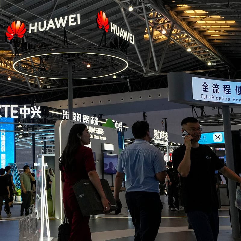  德國電信網路往後可能排除華為與中興零件。圖：翻攝自 X《Elena Neira》