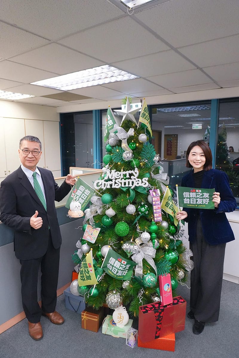 民進黨行動展現台日友好氛圍。 圖:民進黨提供 民進黨行動展現台日友好氛圍。 圖:民進黨提供