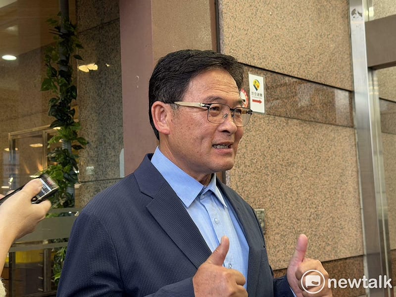  彰化市前市長邱建富曝光民調。 圖：高逸帆／攝 