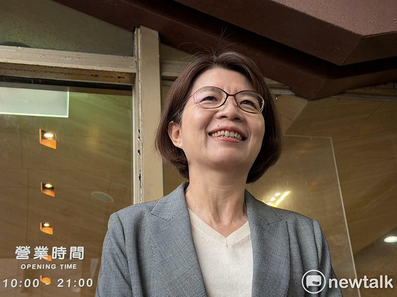  立委黃秀芳表示，會團結打贏大選。 圖：高逸帆／攝 