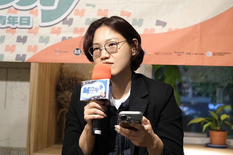 台灣智庫民調與輿情中心主任郭玫岑&nbsp;&nbsp;&nbsp;圖：Y’s Day「週三青年日」提供