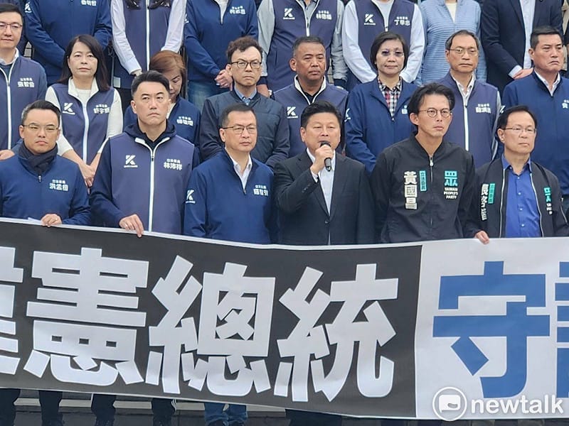 國民黨團總召傅崐萁砲轟總統賴清德毀憲亂政。&nbsp;&nbsp;&nbsp;圖：黃建豪/攝