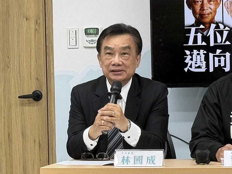 民眾黨立委林國成。&nbsp;&nbsp;&nbsp;圖：周煊惠 / 攝