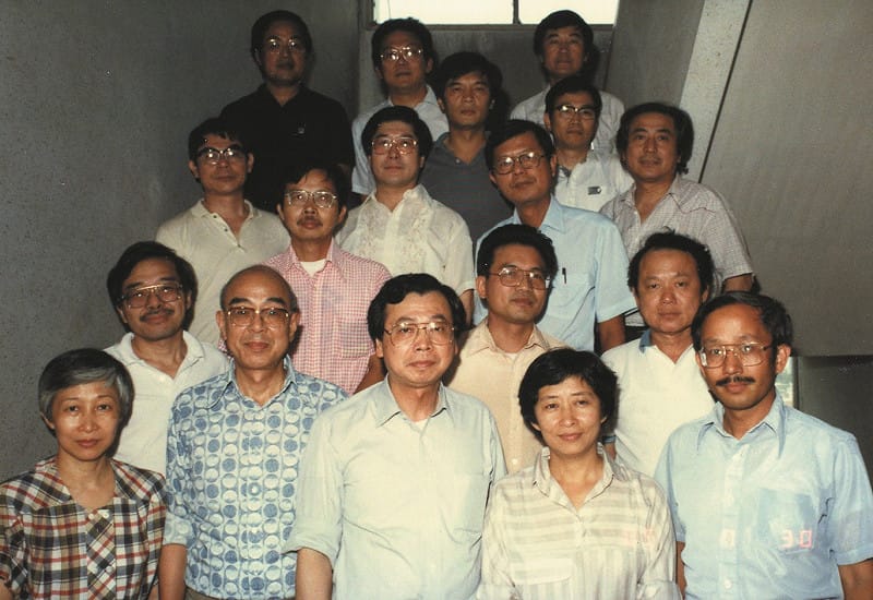  1985年7月30日世台會在東京召開中委會。 圖：獨盟提供 