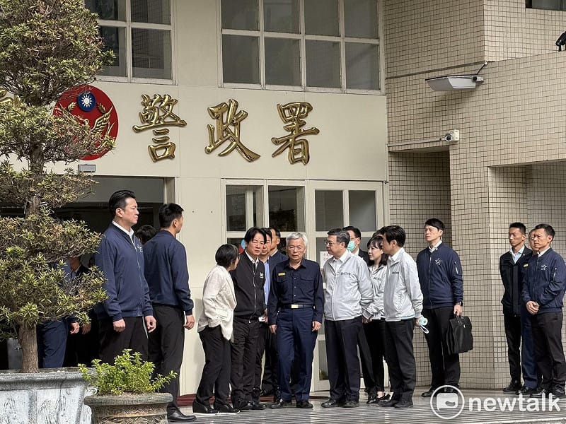  賴清德赴內政部警政署聽取「1219北市隨機襲擊事件」專案進度報告。 圖：高逸帆／攝 