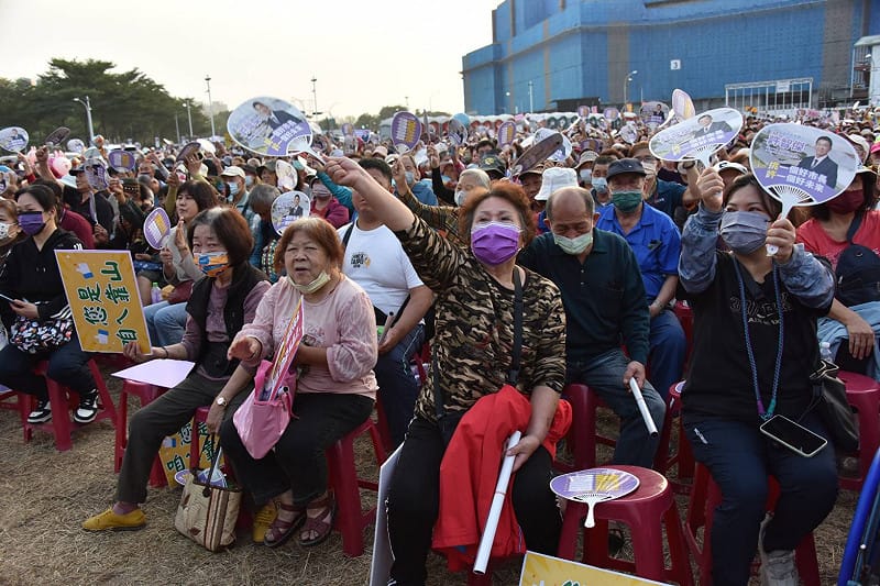 許智傑個人首場造勢活動，7萬人將會場擠得水洩不通。&nbsp;&nbsp;&nbsp;圖：許智傑競選總部/提供