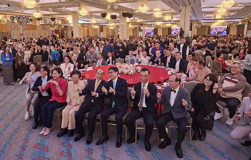 王金平從政半世紀感恩餐會，邀請168桌鄉親共襄盛舉。&nbsp;&nbsp;&nbsp;圖：孫家銘攝