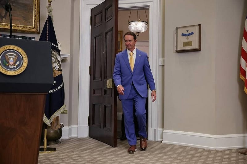 路易斯安那州州長蘭德瑞將成美國格陵蘭特使。（路透社）&nbsp;&nbsp;&nbsp;圖：中央社提供