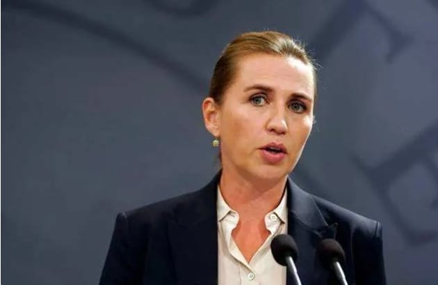 丹麥首相弗雷澤里克森。&nbsp;&nbsp;&nbsp;圖 : 翻攝自IC Photo