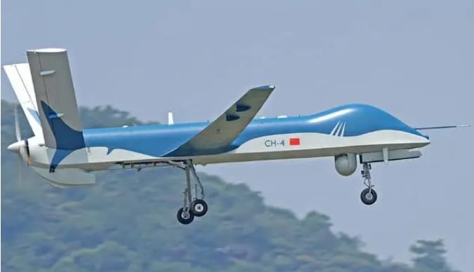 中國的察打一體無人機。&nbsp;&nbsp;&nbsp;圖 : 翻攝自矚望雲霄