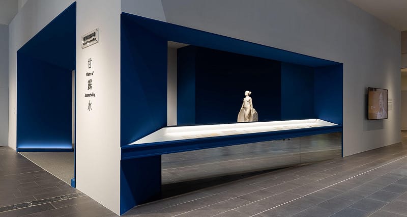 文化部所屬國立臺灣美術館在國人殷殷期盼下，特別為臺灣藝術史上重要瑰寶〈甘露水〉設立專屬「國寶〈甘露水〉常設展示廳」。&nbsp;&nbsp;&nbsp;圖：文化部提供