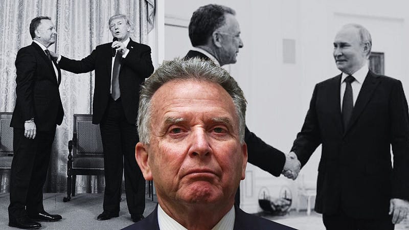 威特科夫曾對普丁讚譽有加，澤連斯基表示烏克蘭人對那些言論「非常不安」。&nbsp;&nbsp;&nbsp; 圖：翻攝自 X《Їne Back Їversen》