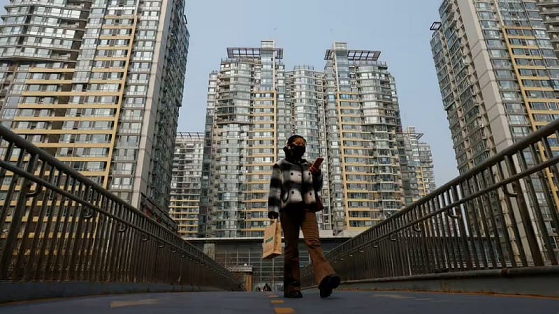  房地產自 2021 年以來便處於崩盤。圖：翻攝自 X《Bryne》