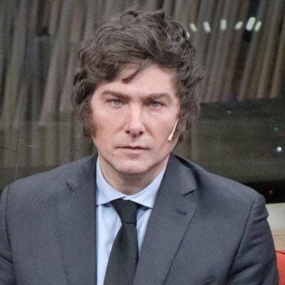 阿根廷總統哈維爾．米萊。圖：翻攝自 X《El Electoral Colombia》