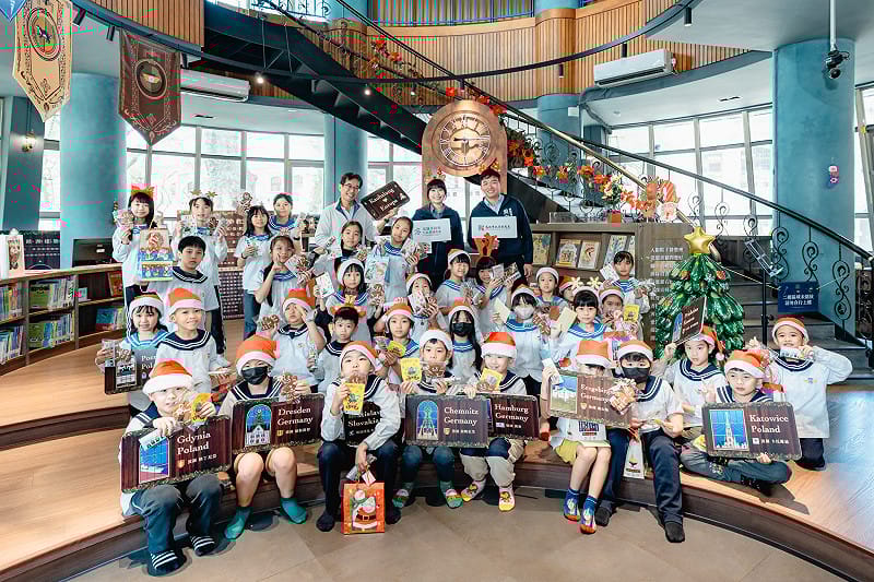 「聖誕歐洲日」走進高雄校園促進台歐交流。&nbsp;&nbsp;&nbsp;圖：高雄市教育局/提供