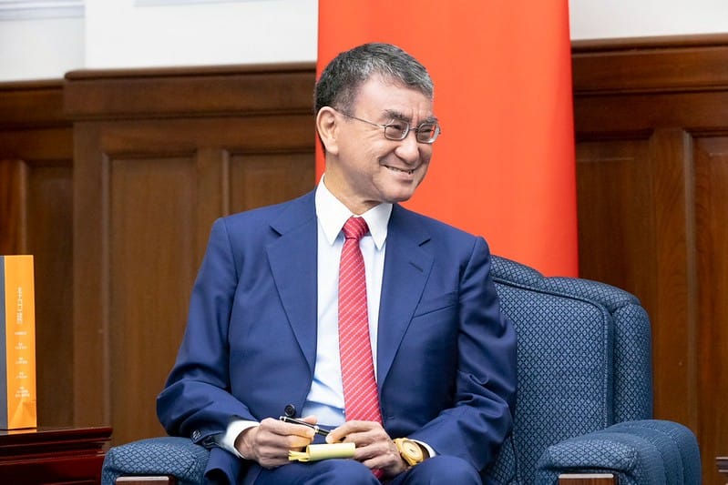  日本前外務大臣河野太郎眾議員 圖：總統府提供 