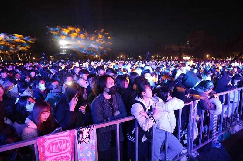 南瀛草地音樂會邀請重量級卡司，吸引超過6萬人次到場，一起嗨翻新營南瀛綠都心公園。&nbsp;&nbsp;&nbsp;圖：台南市政府提供