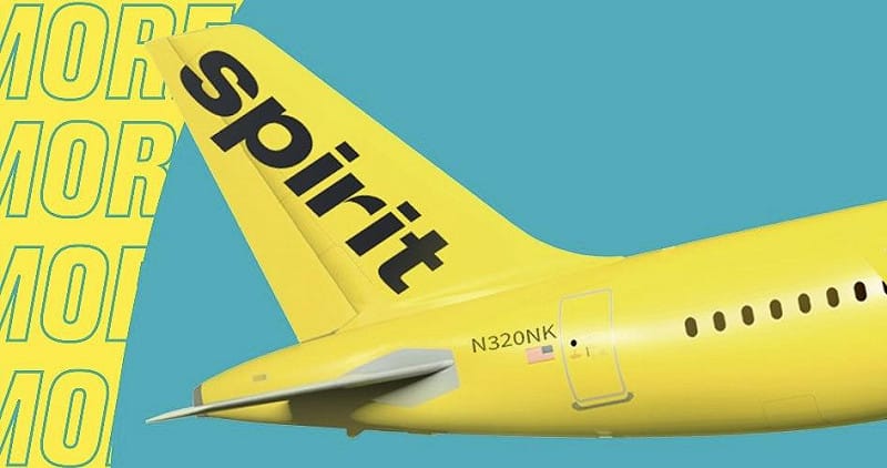  精神航空（Spirit Airlines）今年8月再度申請第11章破產，這是他們今年第二次聲請破產。 圖：翻攝自 Spirit Airlines 