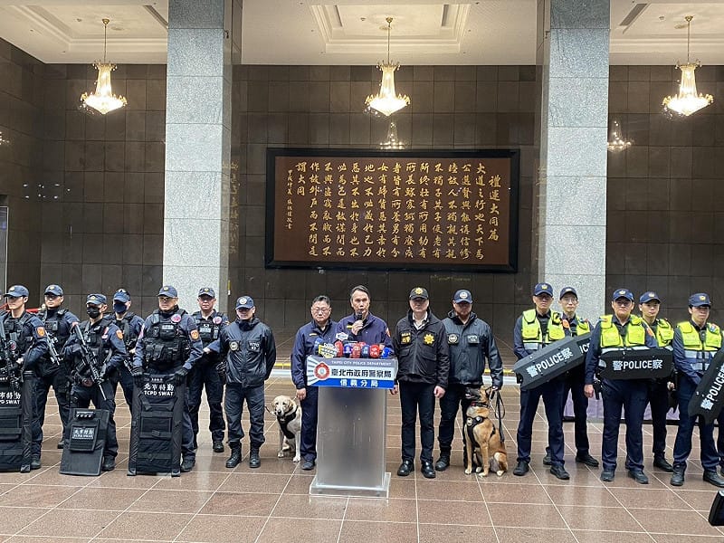 台北市跨年晚會31日即將舉行，因應1219隨機攻擊案後，北市警局全面提升維安。說明人為台北市政府警察局信義分局分局長李憲蒼。&nbsp;&nbsp;&nbsp;圖：台北市警察局 / 提供