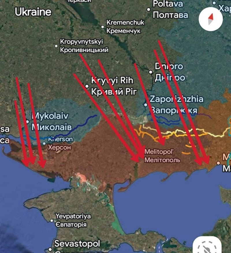 烏軍在南線透過空襲進行反制。&nbsp;&nbsp;&nbsp;圖：翻攝自 X《The Battlefield》