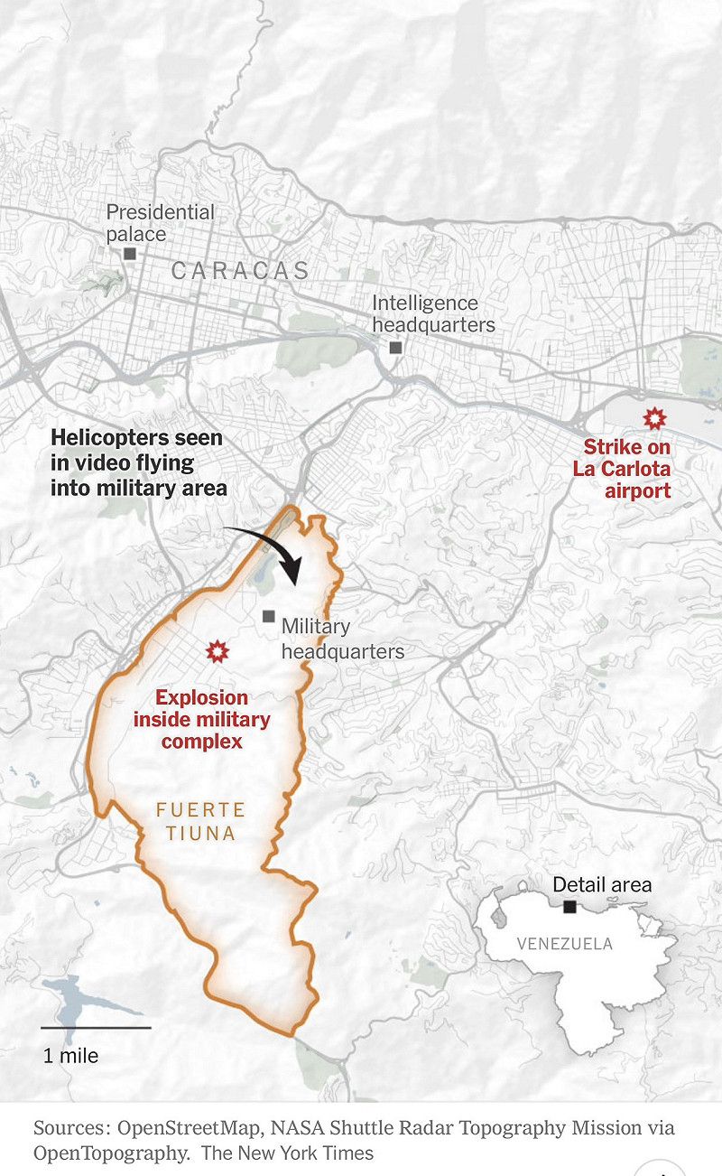 據消息，委內瑞拉境內的中情局特工隨時報告馬杜洛行蹤，美軍對其行蹤了如指掌。&nbsp;&nbsp;&nbsp;圖：翻攝自 X 方舟子