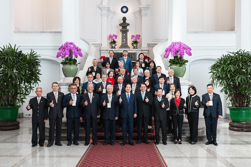  賴清德接見「中華民國進出口商業同業公會全國聯合會」。 圖：總統府提供 