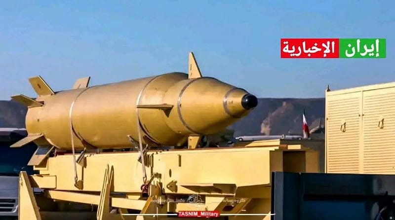  伊朗祕密研發的「電磁獸」傳已正式進入戰略服役。 圖：翻攝自 X 