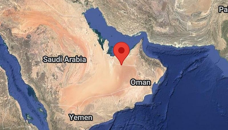  阿拉伯聯合大公國（UAE）正計畫在靠近沙烏地邊境的阿拉達（Al-Arada）地區，為以色列建立軍事基地。 圖：翻攝自 X 