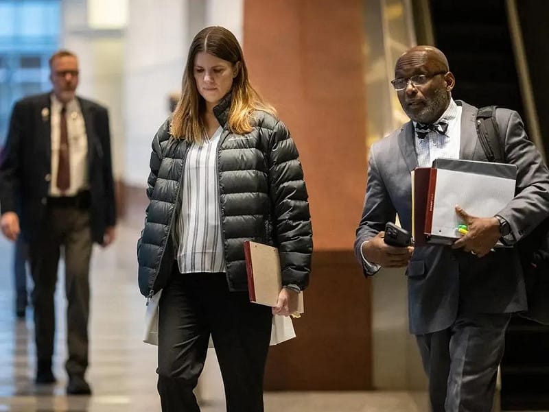 非營利組織「餵養我們的未來」（Feeding Our Future）前執行主任艾米·博克。 圖:翻攝自X帳號@Alfaking009