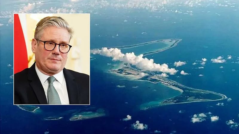 另一方面，國際法院要求英國結束對印度洋查戈斯群島（Chagos Islands）的統治，但歸還予摩里西斯的方案在國會陷入分歧。&nbsp;&nbsp;&nbsp;圖：翻攝自 X《British Intel》