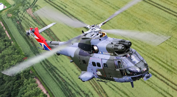 「美洲豹」HC2運輸直升機。 圖:翻攝自看航空