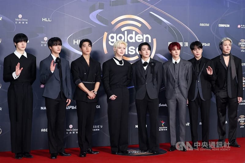 韓國人氣男團ATEEZ（圖）帥氣亮相。&nbsp;&nbsp;&nbsp;圖 : 中央社/提供