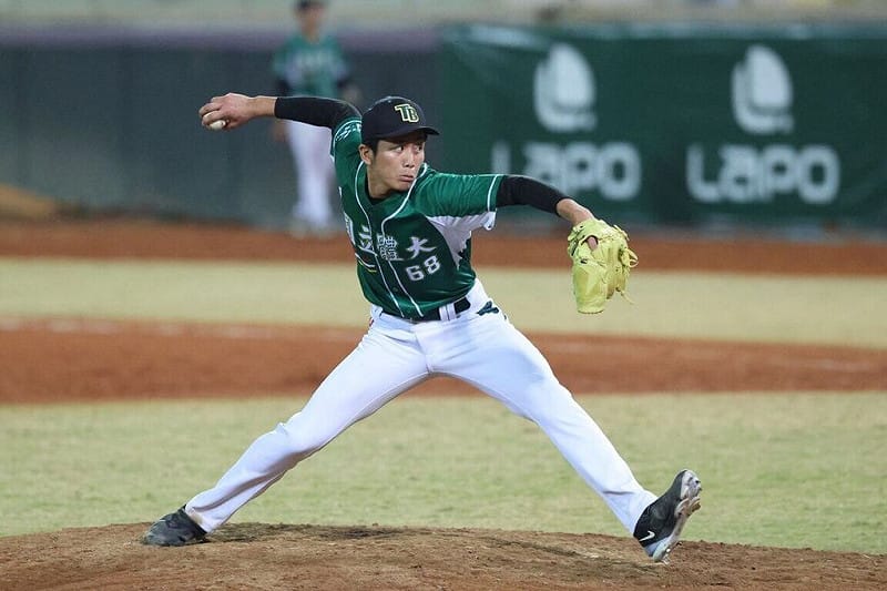 114學年度大專棒球聯賽（公開一級）國立體大投手范博凱（圖）13日複賽後援6.1局穩守，率隊擊敗中信科大，也拿下勝投。（大專體總提供）中央社記者謝靜雯傳真　115年1月13日&nbsp;&nbsp;&nbsp;