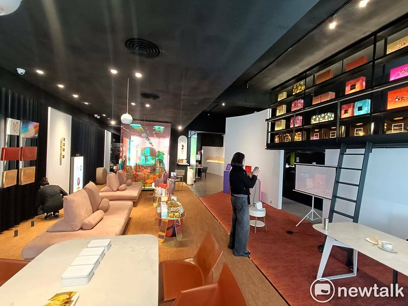 卡柏蒂配合春節送禮以及新開發的伴手禮市場，特別開放南屯旗鑑店VIP級空間供消費者試吃及選購。&nbsp;&nbsp;&nbsp;圖：唐復年/攝