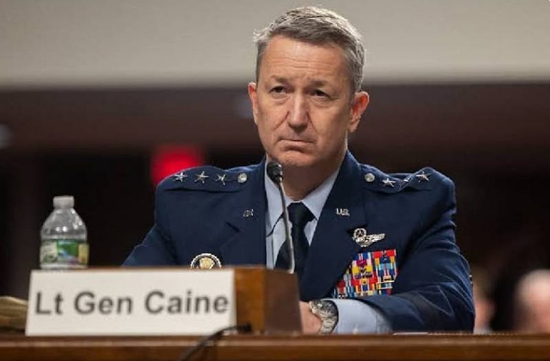 美軍參謀聯席會主席肯恩。&nbsp;&nbsp;&nbsp;圖 : 翻攝自 X / US Homeland Security