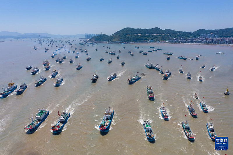 中國漁船前往東海。(資料照片) 圖/新華社 中國漁船前往東海。(資料照片) 圖/新華社
