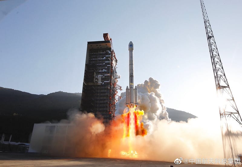 中國民營航天公司星河動力所研製的谷神星二號民營商業運載火箭，在酒泉衛星發射中心點火升空。&nbsp;&nbsp;&nbsp;圖：翻攝自@Truthful_ast