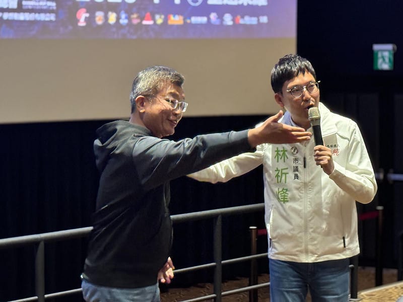 蔡其昌說希望大能成為各行各業的陳傑憲。&nbsp;&nbsp;&nbsp;圖：林祈烽服務處/提供