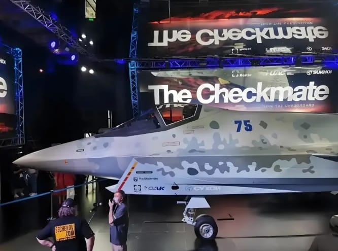  俄軍蘇-75戰機今年將進行首飛。 圖 : 翻攝自子桑鷹脈 