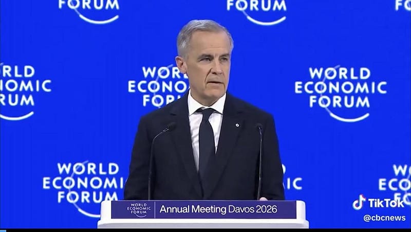  加拿大武裝部隊正模擬「美軍入侵」的假設情境，包括借鑑阿富汗塔利班對付美軍的伏擊與破壞戰術。圖為加拿大總理卡尼。 圖：翻攝自 X 