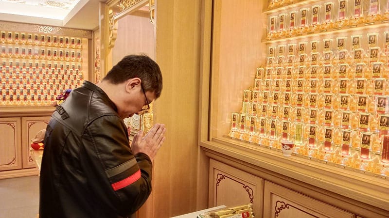 「代祀服務」方便後人在市區即可祭拜祖先牌位。&nbsp;&nbsp;&nbsp;圖：孫家銘攝