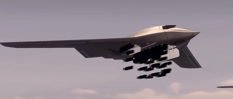 隱身戰略轟炸機轟-20近期被官方媒體提及，顯示空基核打擊能力持續推進。&nbsp;&nbsp;&nbsp;圖：翻攝自 世界節拍