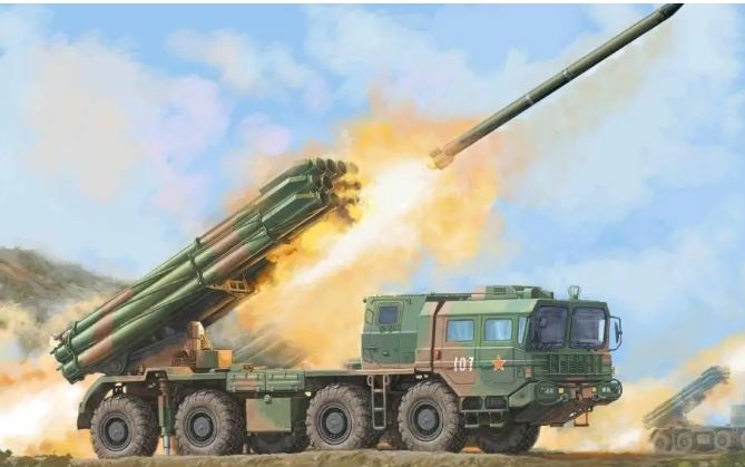 火箭砲發射。&nbsp;&nbsp;&nbsp;圖 : 翻攝自矚望雲霄