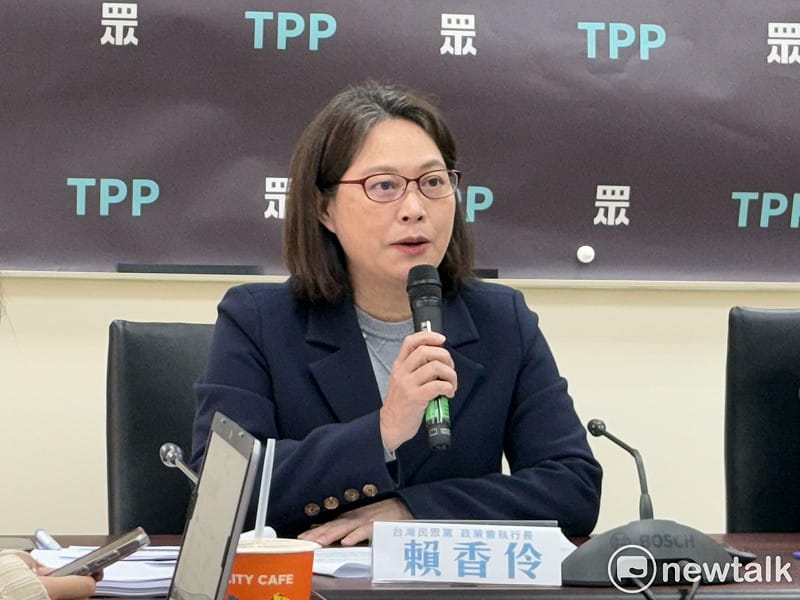 民眾黨政策會執行長賴香伶。&nbsp;&nbsp;&nbsp;圖：周煊惠？攝